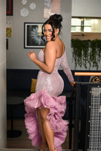 Load image into Gallery viewer, Lauren sequins pink maxi dress
