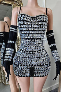 “Diamond Girl” Crystal Dress Set (PRE ORDER)