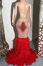 Load image into Gallery viewer, Myra feather dress
