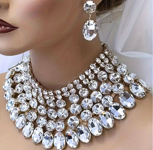 Diamond necklace set