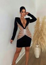 Load image into Gallery viewer, Time To Celebrate Rhinestone Mini Dress
