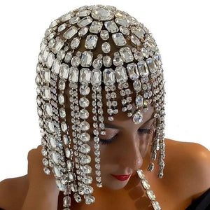 Luxury crystal head jewelry