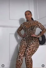 Load and play video in Gallery viewer, Jai leopard jumpsuit
