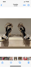 Load image into Gallery viewer, Luxury gemstone heels
