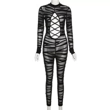 Load image into Gallery viewer, Ari mesh jumpsuit
