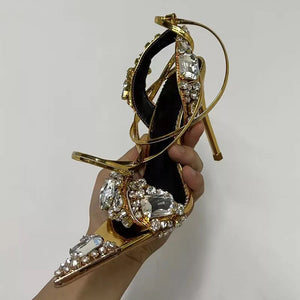 Luxury gemstone heels