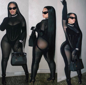 Her  jumpsuit